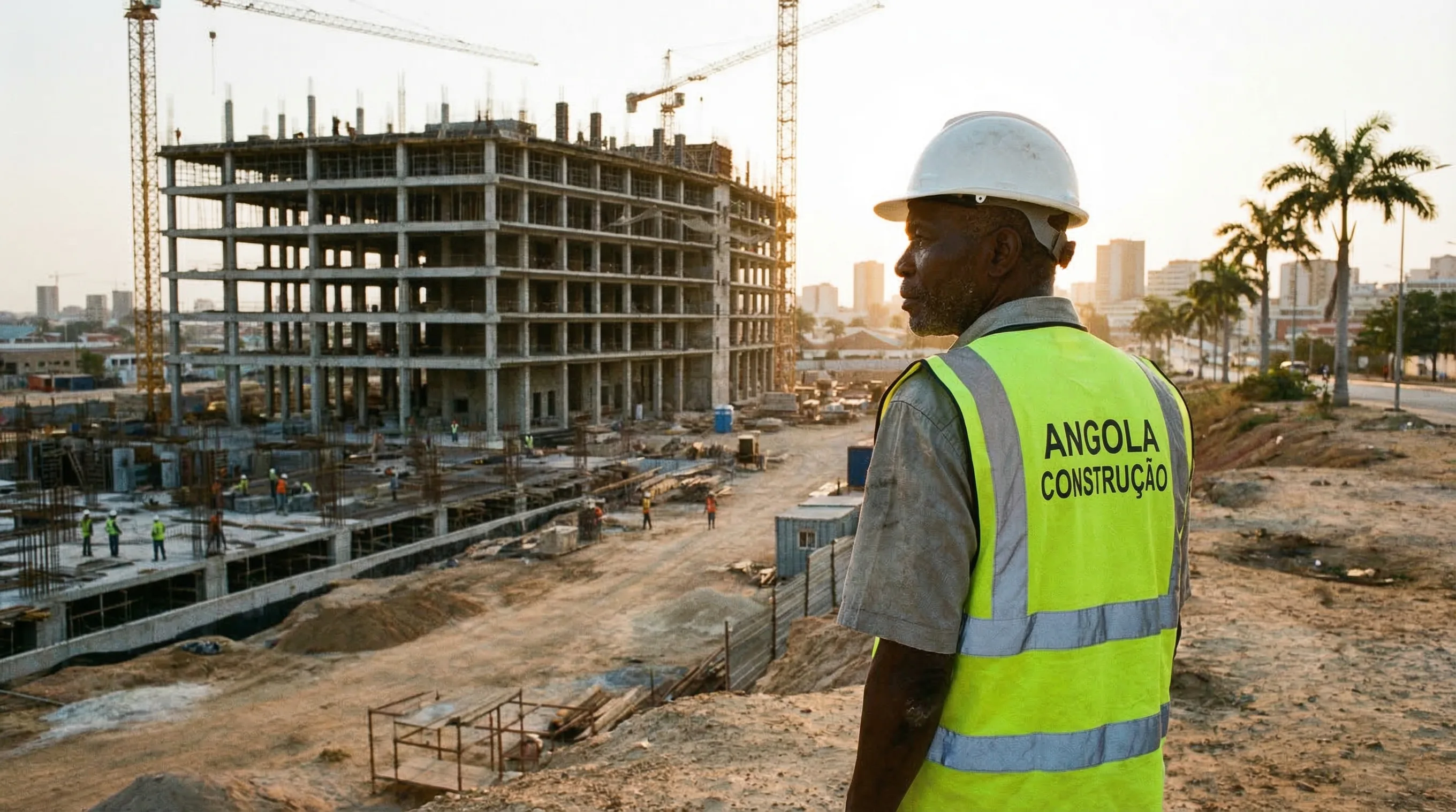 Obra em construção pela Concretiza